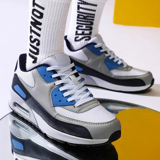 Skinnsneakers i sportstil för män - Ingvar