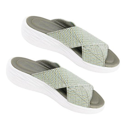 Damer Elastisk Styrka Sommar Sandal - Emilie