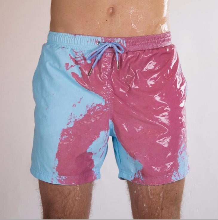 Missfärgning i vatten Strandshorts - Mattis