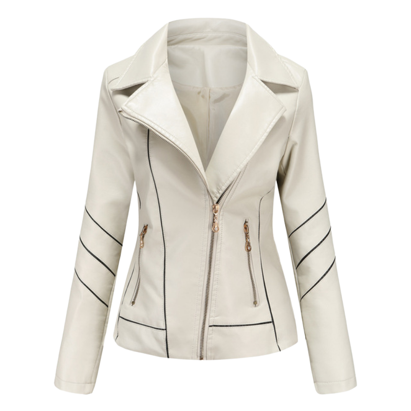 Stylische Lederjacke - Elsy