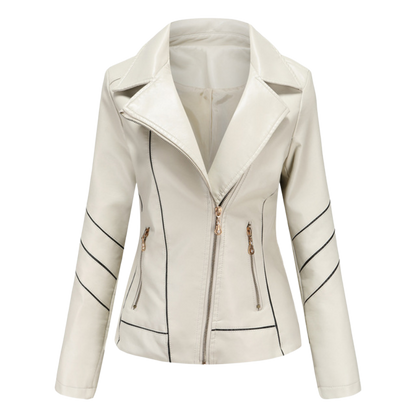 Stylische Lederjacke - Elsy
