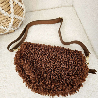 Structured Knit Pouch Crossbody Bag - Leona