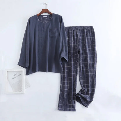 Stort och mysigt pyjamasset i bomull - Rune