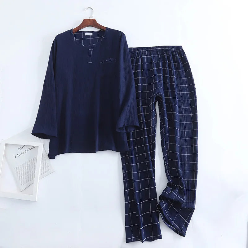 Stort och mysigt pyjamasset i bomull - Rune