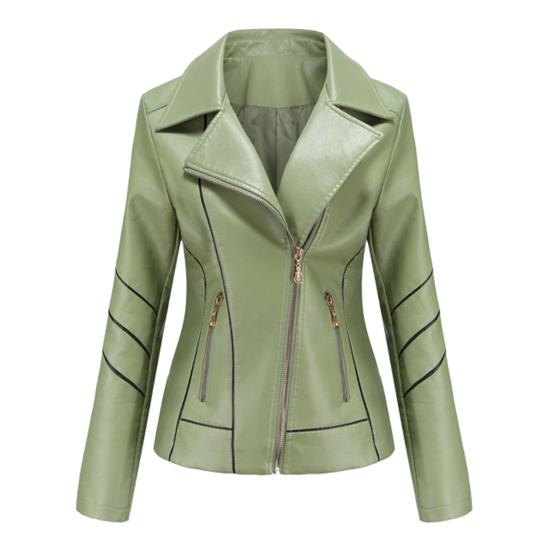 Stylische Lederjacke - Elsy