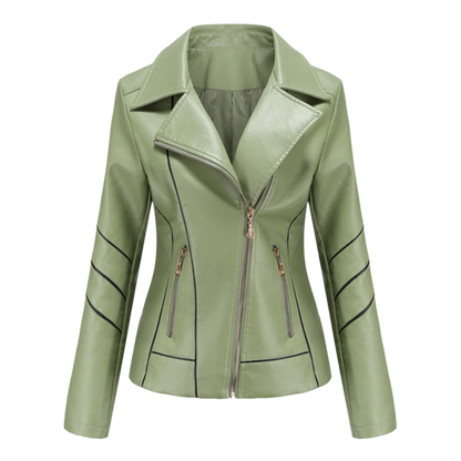 Stylische Lederjacke - Elsy