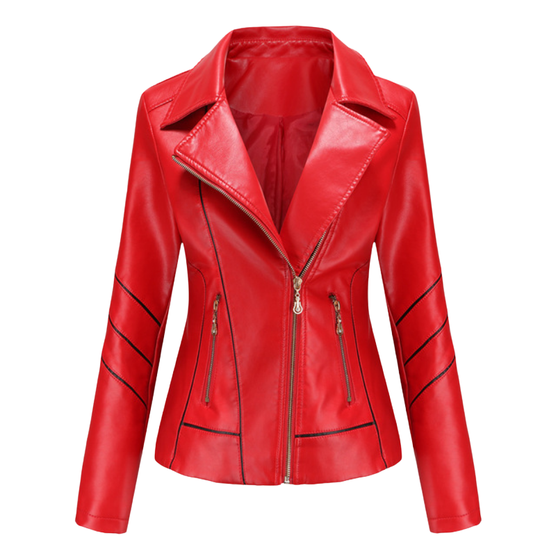 Stylische Lederjacke - Elsy