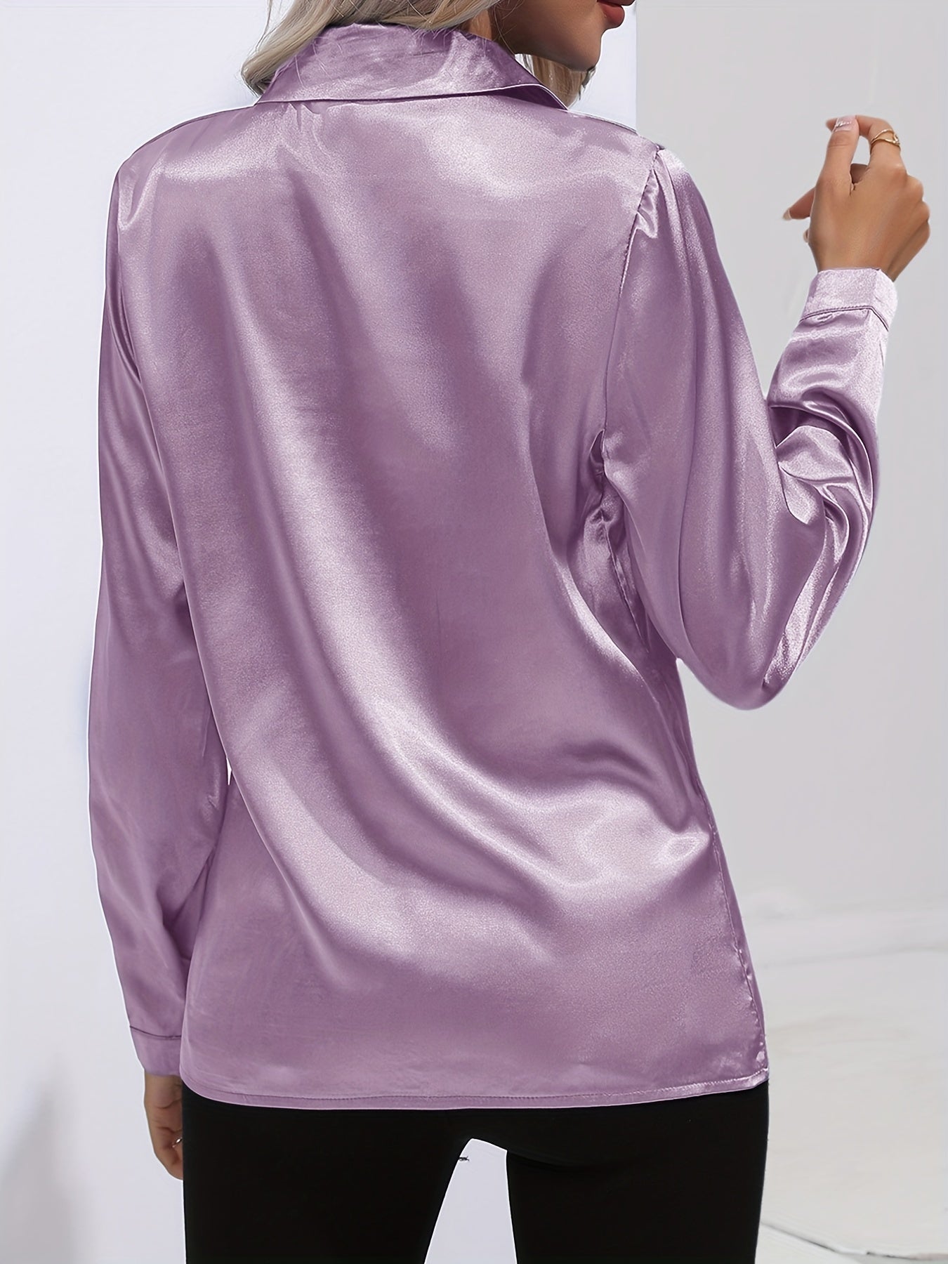 Elegant skjorta i satin - Margareta