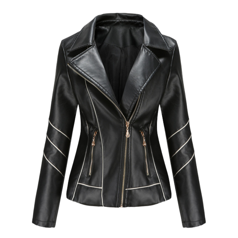 Stylische Lederjacke - Elsy