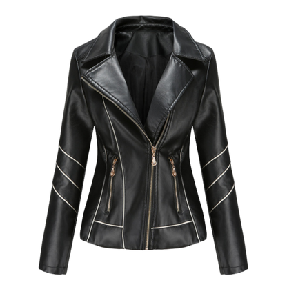 Stylische Lederjacke - Elsy