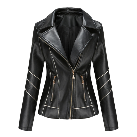 Stylische Lederjacke - Elsy