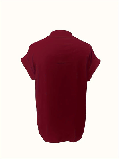 Svart blus med dragkedja - Emelie