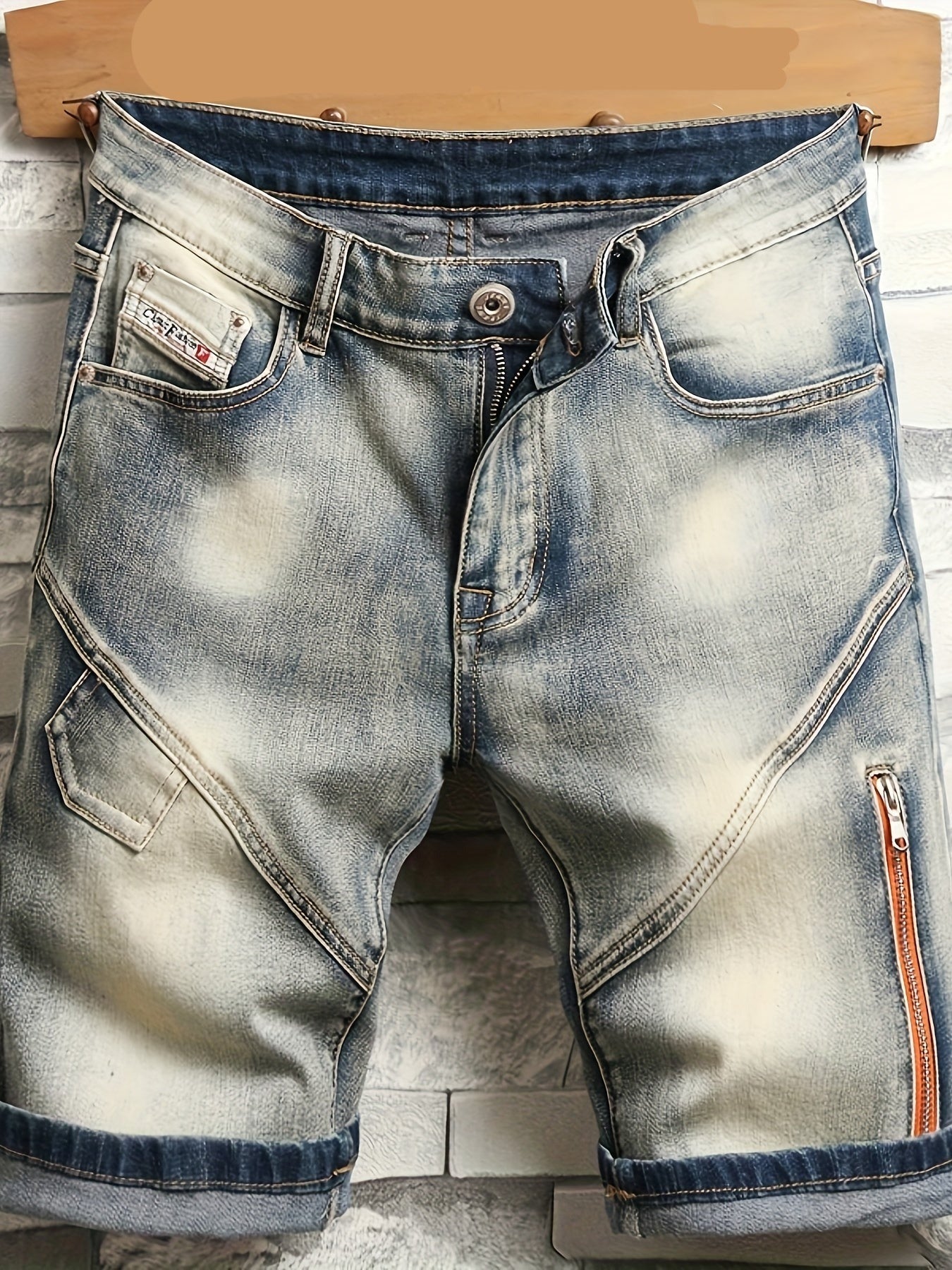 Blå jeansshorts - Rune