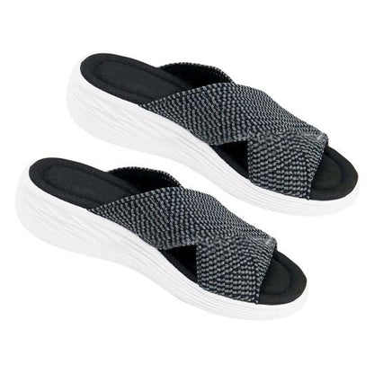 Damer Elastisk Styrka Sommar Sandal - Emilie