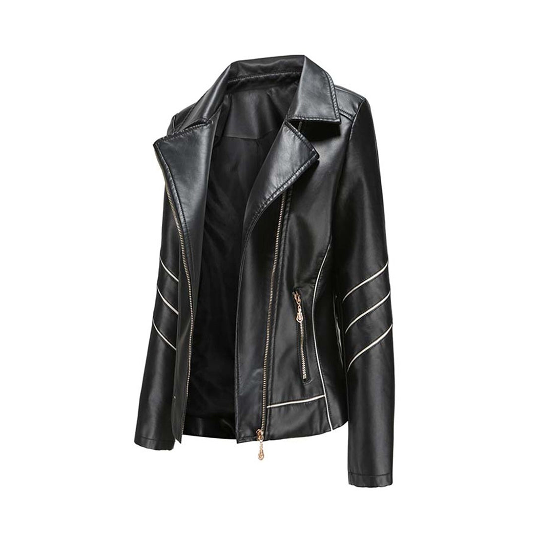 Stylische Lederjacke - Elsy