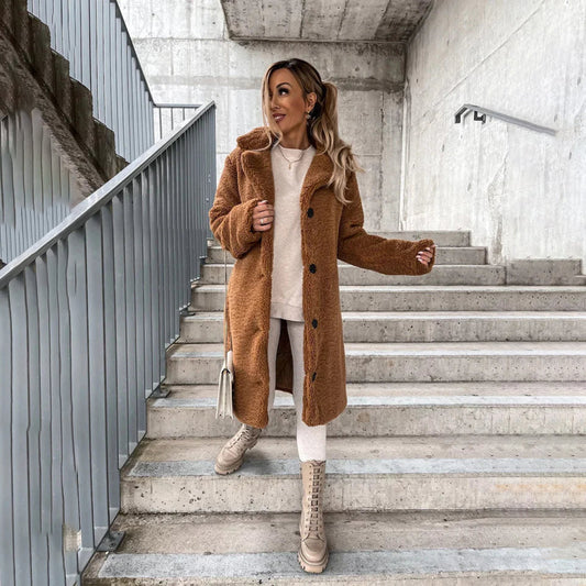 Snygg mjuk päls Jacka - Sofie