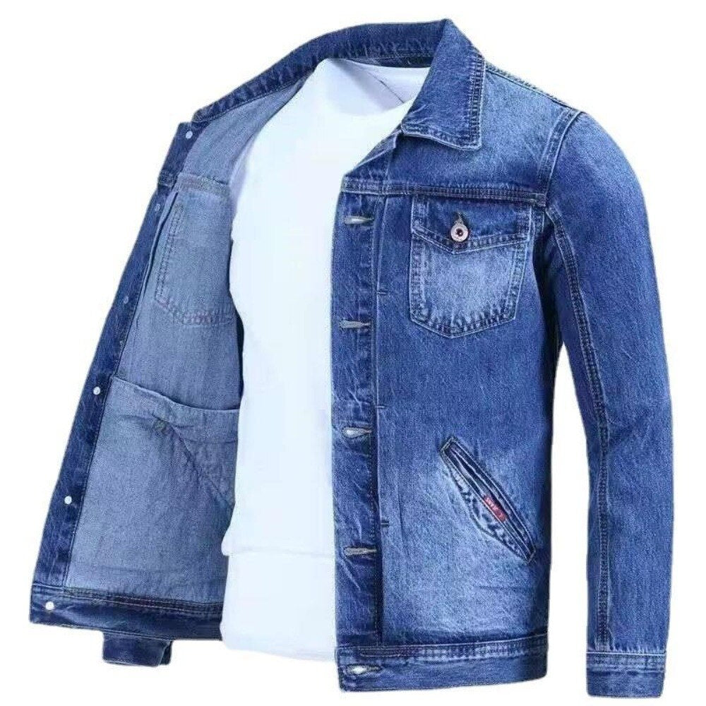 Retro jeansjacka för män - Elton