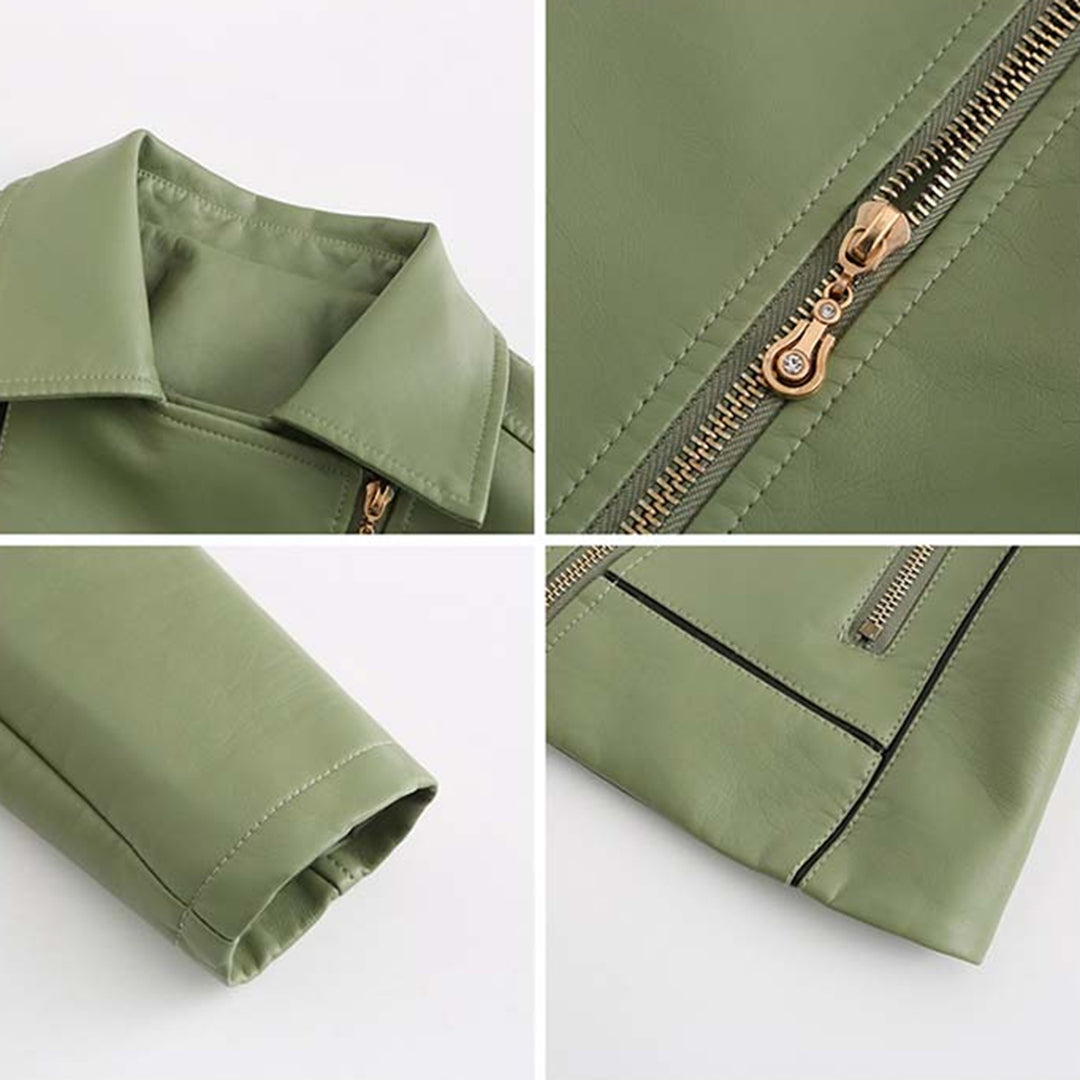 Stylische Lederjacke - Elsy