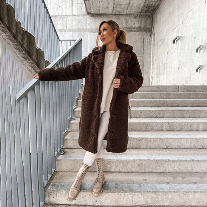 Snygg mjuk päls Jacka - Sofie