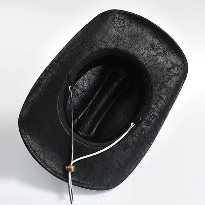 Cowboyhatt i läder - Henke