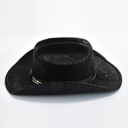 Cowboyhatt i läder - Henke