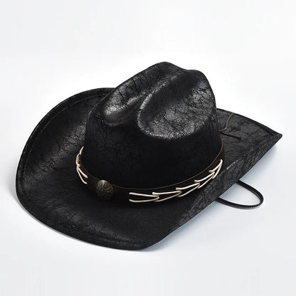 Cowboyhatt i läder - Henke