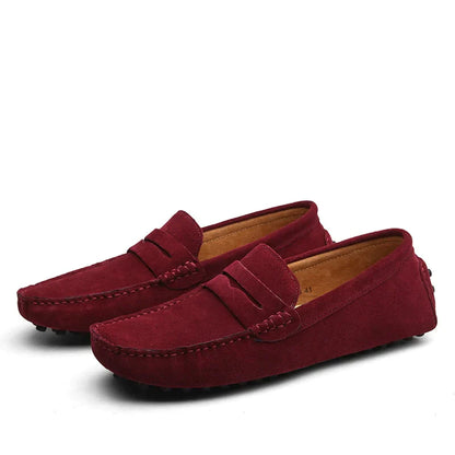 Loafers i italiensk stil i mocka - Dayem