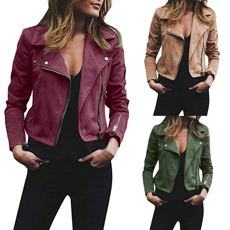 Moderne Lederjacke - Leah