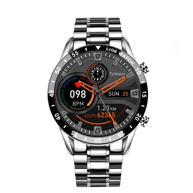 Smartwatch Deluxe - Lyxig funktionell klocka för män