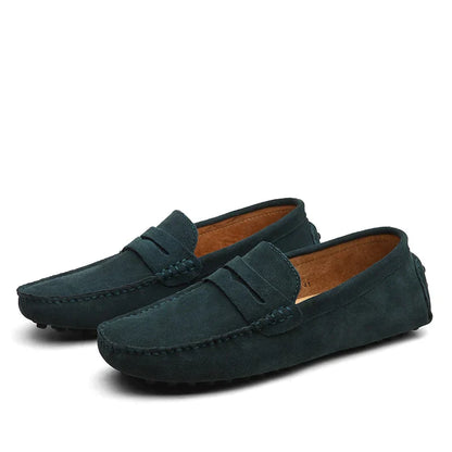 Loafers i italiensk stil i mocka - Dayem