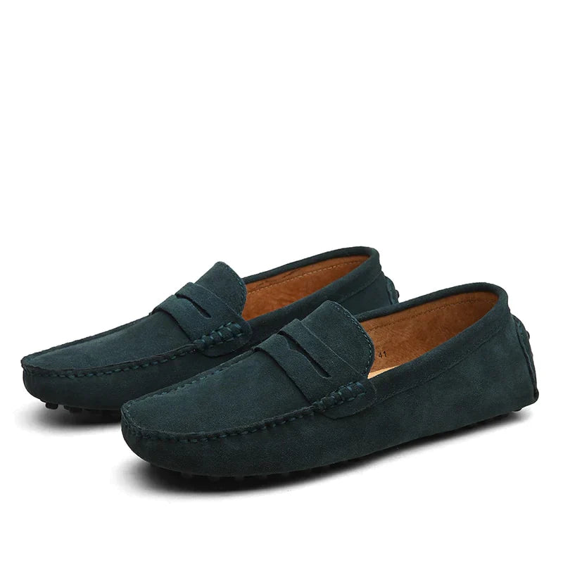 Loafers i italiensk stil i mocka - Dayem