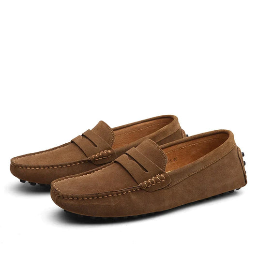 Loafers i italiensk stil i mocka - Dayem