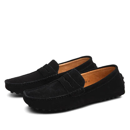 Loafers i italiensk stil i mocka - Dayem