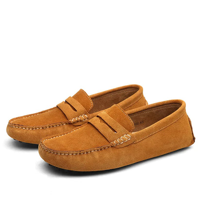 Loafers i italiensk stil i mocka - Dayem