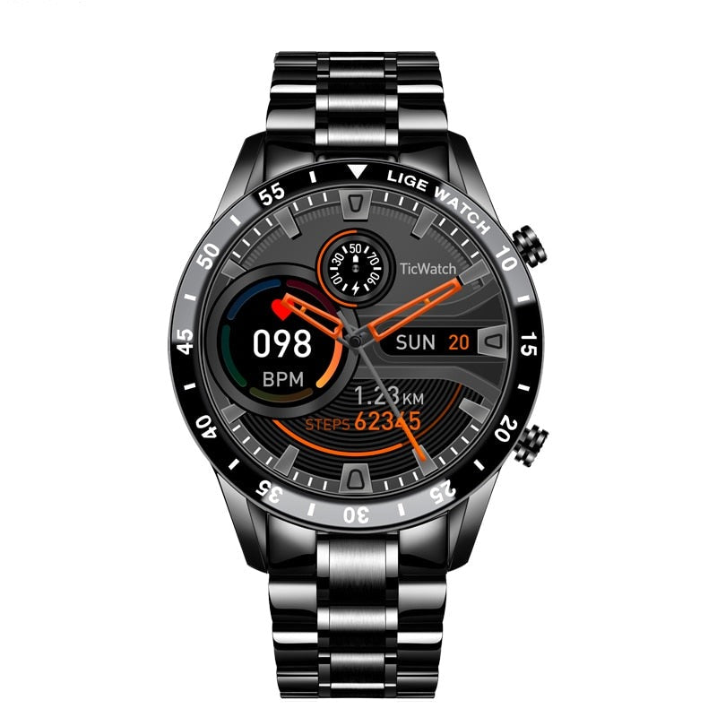 Smartwatch Deluxe - Lyxig funktionell klocka för män