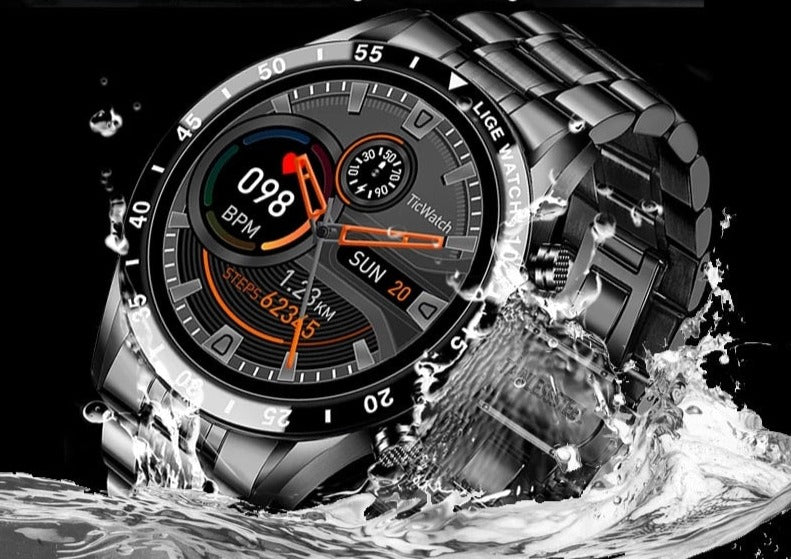 Smartwatch Deluxe - Lyxig funktionell klocka för män