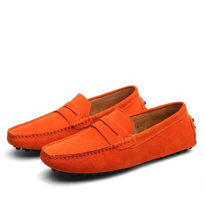 Loafers i italiensk stil i mocka - Dayem