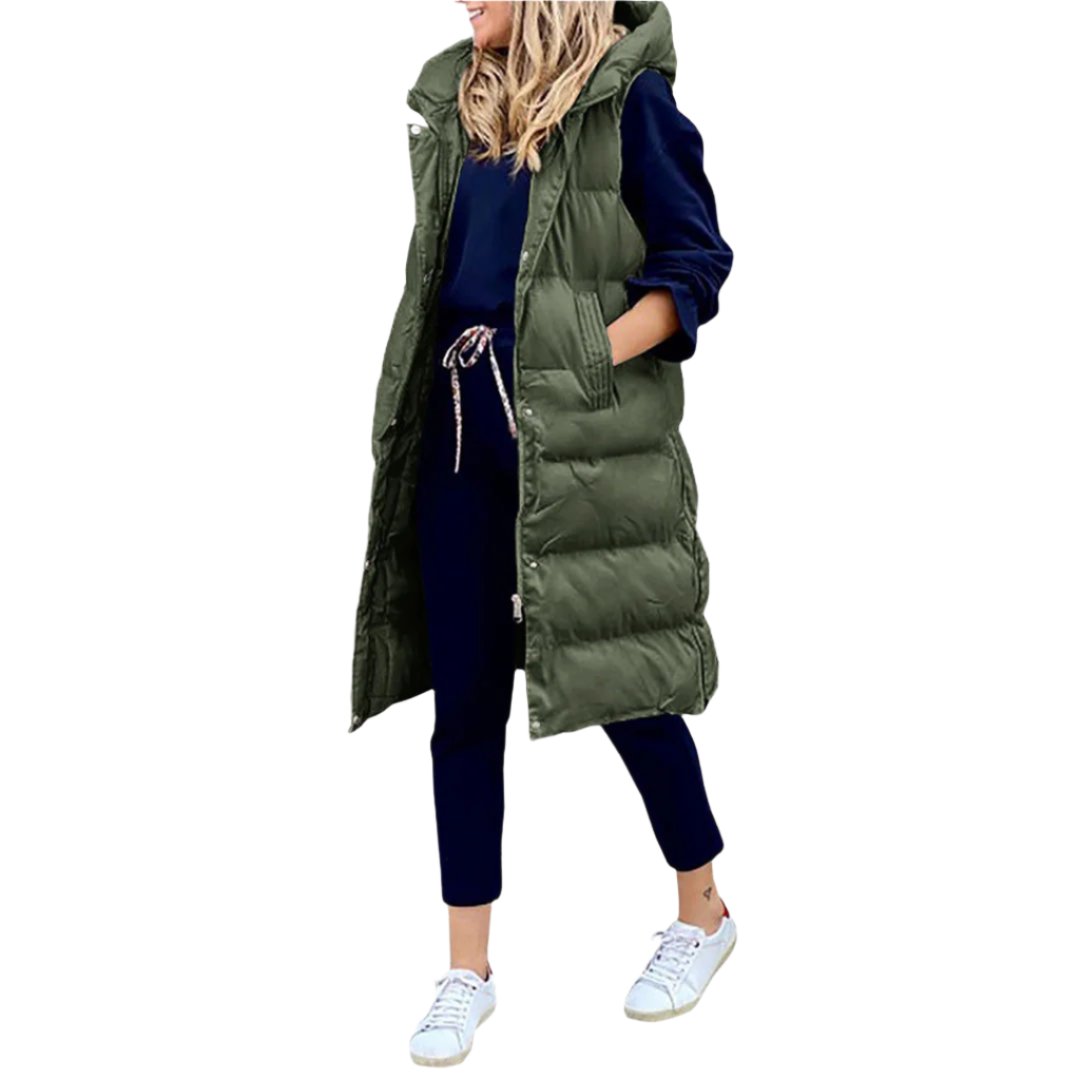 Ärmlös varm jacka - Laina