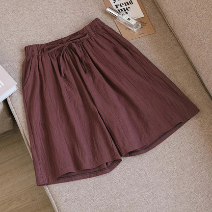 Lätta sommarshorts i bomull - Annalisa