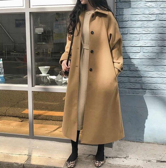 Elegant lång kappa för kalla dagar - Viva