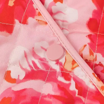 Rosa quiltad jacka - Frederica