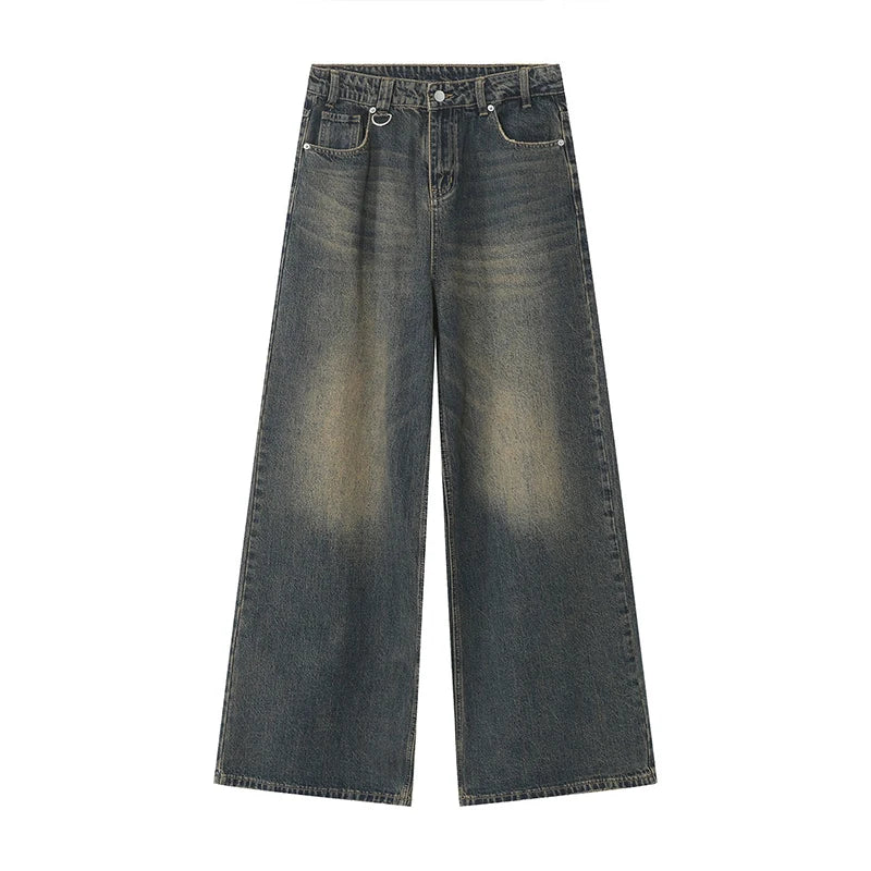 Vintage baggy jeansbyxor för män - Rasmus