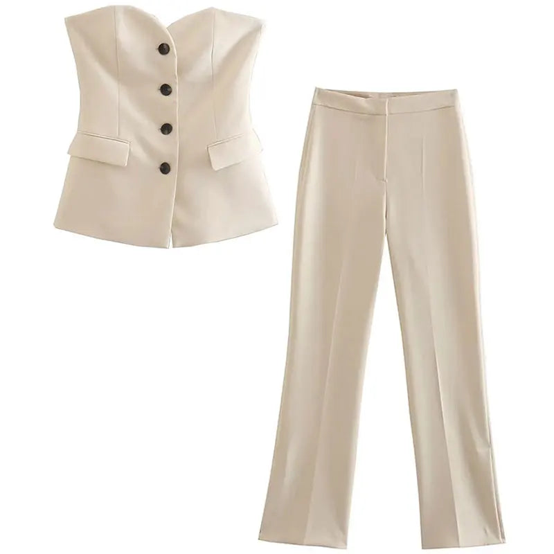 Trendigt set med off-shoulder topp - Sylvi