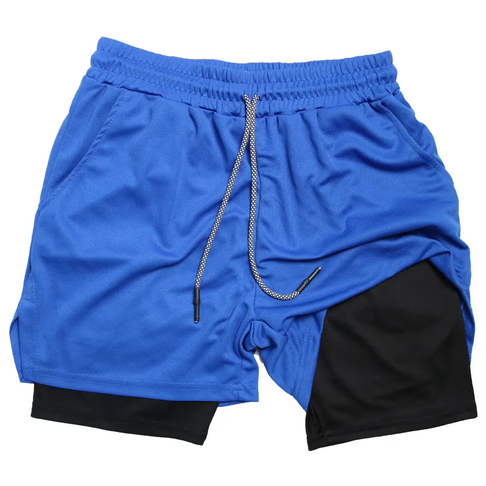Herr Fitness Gym Training Dubbeldäckshorts - Melvin
