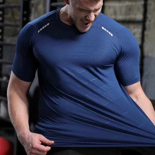Sport T-shirt i tunn is siden för män - Rune