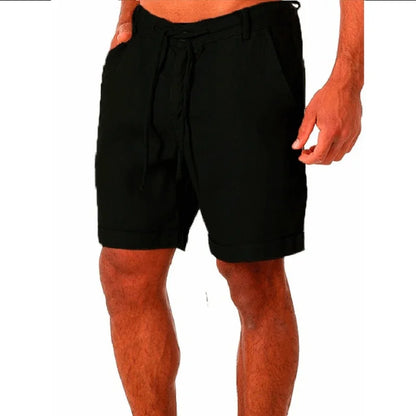 Herrshorts i bomull i linne - Jonatan