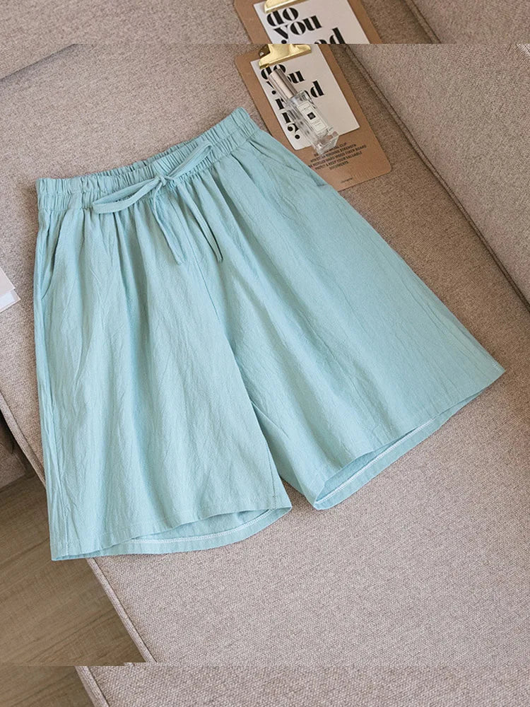 Lätta sommarshorts i bomull - Annalisa