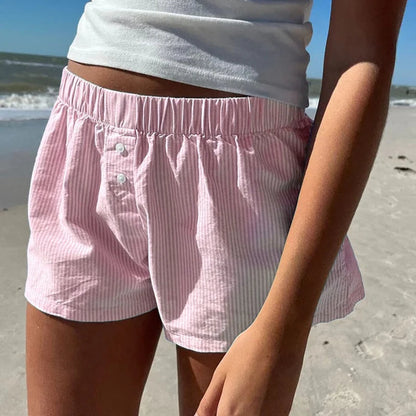 Randiga Låga Shorts för Dam -  Vilhelmina