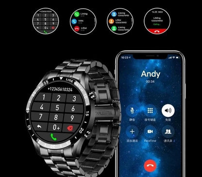 Smartwatch Deluxe - Lyxig funktionell klocka för män