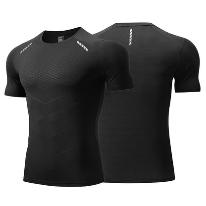Sport T-shirt i tunn is siden för män - Rune